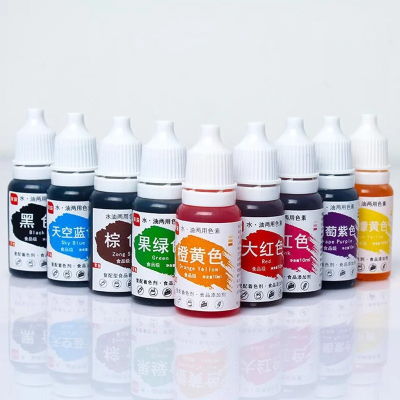 Edible Pigment 10ML Macaron Cream Food Coloring Ingredients Cake Fondant Baking Cake Edible Color Pigment Baking & Pastry Tools
Edible Pigment 10ML Macaron Cream Food Coloring Ingredients Cake Fondant Baking Cake Edible Color Pigment Baking & Pastry Tools