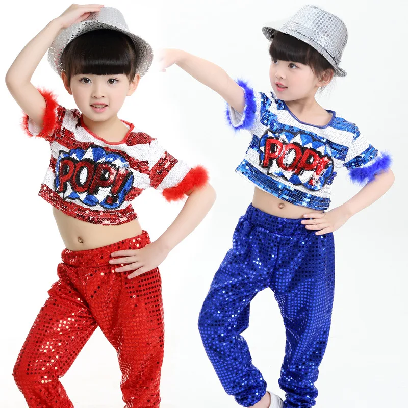 Jazz Dance Costumes Kids Sequin Tops Pants Hip Hop Costume Children Stage Dancing Clothes Girls Boys Street Dancewear DNV10641
Jazz Dance Costumes Kids Sequin Tops Pants Hip Hop Costume Children Stage Dancing Clothes Girls Boys Street Dancewear DNV10641
