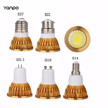 Hot Sale Super Bright LED Lamp GU10 B22 E27 E14 GU5.3 Spotlight COB LED Bulb 6W 9W 12W Warm/Cold/Nature White AC85-265V Bulbs
Hot Sale Super Bright LED Lamp GU10 B22 E27 E14 GU5.3 Spotlight COB LED Bulb 6W 9W 12W Warm/Cold/Nature White AC85-265V Bulbs