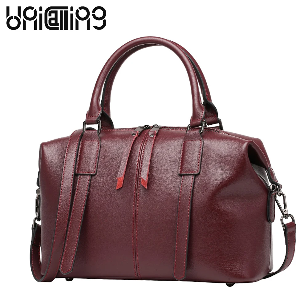 Boston bag women fashion brand large capacity handbag ladies brief trending boston bag tote shoulder bag cow split leather
Boston bag women fashion brand large capacity handbag ladies brief trending boston bag tote shoulder bag cow split leather