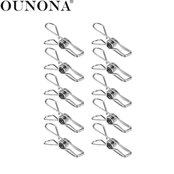 OUNONA Clothes Pegs Stainless Steel Clothes Towel Pegs Socks Photo Clips Pins Clothing Blanket Clamps Sealing Bag Clip
OUNONA Clothes Pegs Stainless Steel Clothes Towel Pegs Socks Photo Clips Pins Clothing Blanket Clamps Sealing Bag Clip