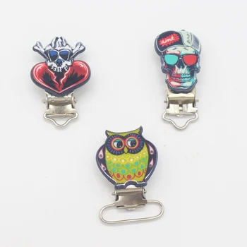 5PCS Unique Owl Skull Soldier Pacifier Clip 2018 Newest Newborn Baby Gift Soothie Clip for Baby Dummy Feeding
5PCS Unique Owl Skull Soldier Pacifier Clip 2018 Newest Newborn Baby Gift Soothie Clip for Baby Dummy Feeding
