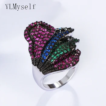 Summer New colorful leaf ring pave multi color crystal stones fast delivery brass jewelry women ring
Summer New colorful leaf ring pave multi color crystal stones fast delivery brass jewelry women ring