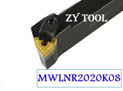 MWLNR2020K08 Turning Tool Holder,M Clamping CNC tool holder,External turning tools,Lathe cutting tools for WNMG080404/08 Inserts
MWLNR2020K08 Turning Tool Holder,M Clamping CNC tool holder,External turning tools,Lathe cutting tools for WNMG080404/08 Inserts
