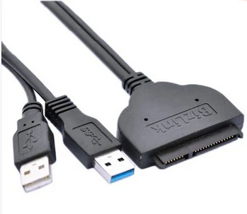 Wholesale 30pcs Super-Speed USB 3.0 Male to SATA 22Pin Female Adapter Cable with USB 2.0 Power Cord
Wholesale 30pcs Super-Speed USB 3.0 Male to SATA 22Pin Female Adapter Cable with USB 2.0 Power Cord