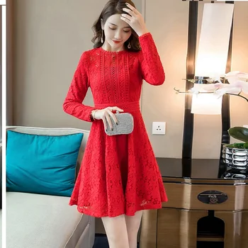 Free shipping 2018 Winter Female Warm Fleece Lace Dress Pinched Waist Ball gown dress plus size elegant Casual vestidos M-XXXXL
Free shipping 2018 Winter Female Warm Fleece Lace Dress Pinched Waist Ball gown dress plus size elegant Casual vestidos M-XXXXL