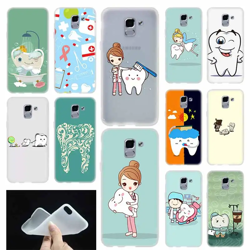 case Cover For Samsung Galaxy J6 J8 J3 J5 J7 J4 Plus 2018 2016 2017 EU Prime Pro dental implant Dentist Dental Teeth Pattern
case Cover For Samsung Galaxy J6 J8 J3 J5 J7 J4 Plus 2018 2016 2017 EU Prime Pro dental implant Dentist Dental Teeth Pattern