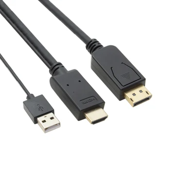 2m HDMI Source to Male DisplayPort DP Sink 4K 2K Video Cable for PC Laptop Monitor
2m HDMI Source to Male DisplayPort DP Sink 4K 2K Video Cable for PC Laptop Monitor