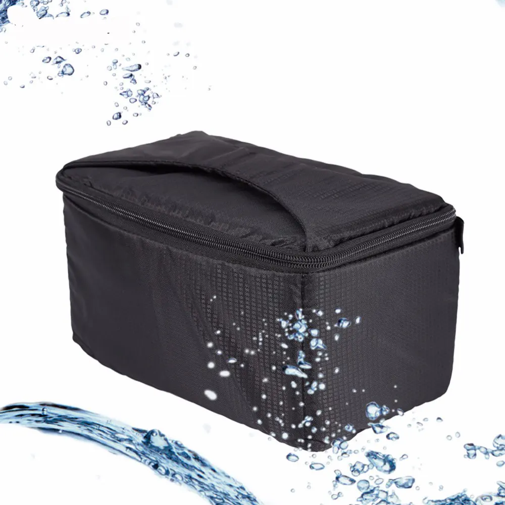 Universal Portable Nylon Black DSLR Partition Padded Camera Bag Insert Case Divider Waterproof Built-in Insert Camera Case Bags
Universal Portable Nylon Black DSLR Partition Padded Camera Bag Insert Case Divider Waterproof Built-in Insert Camera Case Bags