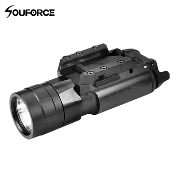 Tactical 500 Lumens LED Gun Flashlight Outdoor/Household Flashlight for 20mm Picatinny Rail Hunting Rifle Gun
Tactical 500 Lumens LED Gun Flashlight Outdoor/Household Flashlight for 20mm Picatinny Rail Hunting Rifle Gun