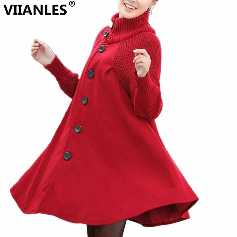 VIIANLES Winter Coat Women Wool Long Jacket Female Overcoat Cloak Keep Warm Loose Coat Femme Warm Red 4XL Big Size Jackets 5XL
VIIANLES Winter Coat Women Wool Long Jacket Female Overcoat Cloak Keep Warm Loose Coat Femme Warm Red 4XL Big Size Jackets 5XL