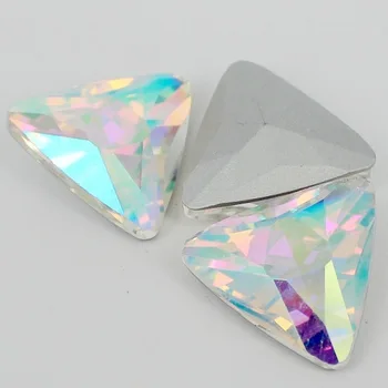 Crystal AB Color Triangle Crystal Pointed Back Glass Fancy Stone beads.10mm 12mm 18mm 23mm
Crystal AB Color Triangle Crystal Pointed Back Glass Fancy Stone beads.10mm 12mm 18mm 23mm