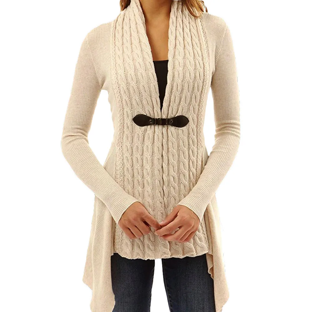 Women Sweaters Knitted Cardigans Winter Coats Long Sleeve Thick Jumper Open Stitch Tops Outerwear Mujer Warm Knits Scarf Collar
Women Sweaters Knitted Cardigans Winter Coats Long Sleeve Thick Jumper Open Stitch Tops Outerwear Mujer Warm Knits Scarf Collar