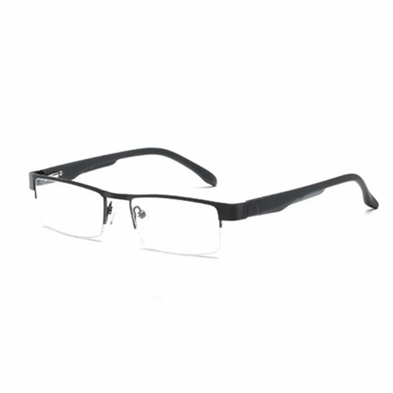 

Men's mental Reading Glasses Stainless Steel Farsightedness +100 +150 200 +250+300 +350 +400 Black Gunmetal Gold