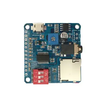 Mini DY-SV5W MP3 Player Module Trigger / Serial Port Control Audio Voice Playing Board
Mini DY-SV5W MP3 Player Module Trigger / Serial Port Control Audio Voice Playing Board