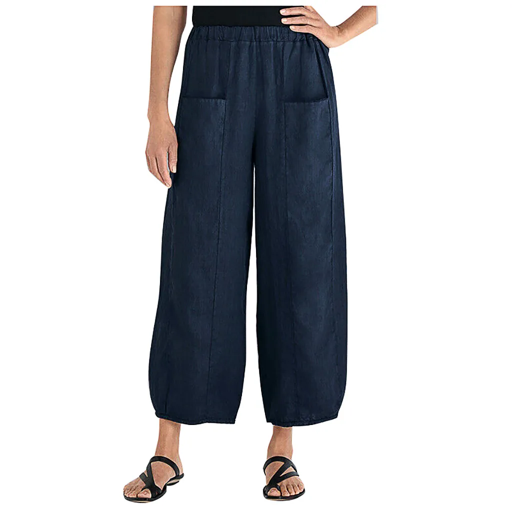 Fashion women pant Casual Solid Pockets Cotton Long Wide Legs Loose Pants Trousers pantalon ete femme ropa femenina#XB30
Fashion women pant Casual Solid Pockets Cotton Long Wide Legs Loose Pants Trousers pantalon ete femme ropa femenina#XB30