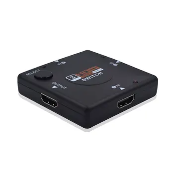 3 Port HDMI Switch Switcher Splitter 3 input 1 Output Box Selector for PS3 PS4 Smart HDTV 1080P 5input with remote control
3 Port HDMI Switch Switcher Splitter 3 input 1 Output Box Selector for PS3 PS4 Smart HDTV 1080P 5input with remote control