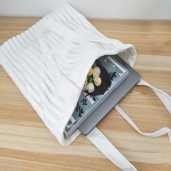 Portable Book Bag Shoulder Capacity Shopping Bags Breathable Handheld Mesh Hollow Beach Mesh Bag Shopper
Portable Book Bag Shoulder Capacity Shopping Bags Breathable Handheld Mesh Hollow Beach Mesh Bag Shopper
