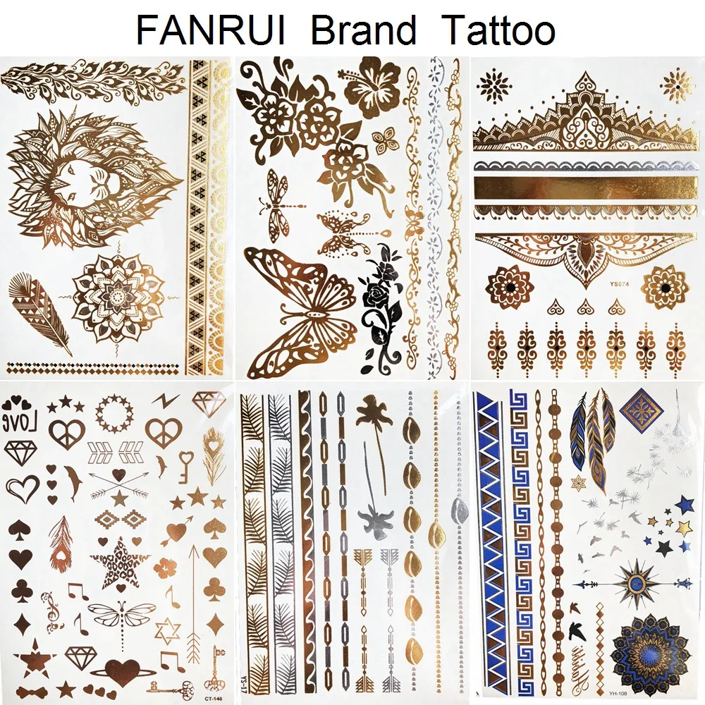 Leaf Chains Butterfly Gold Metallic Waterproof Tattoo Stickers Girl Body Arm Temporary Tattoo Women Clavicle Flash Tatoos Flower
Leaf Chains Butterfly Gold Metallic Waterproof Tattoo Stickers Girl Body Arm Temporary Tattoo Women Clavicle Flash Tatoos Flower