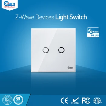 NEO Coolcam Smart Home Z-Wave 2CH EU Wall Switch Sensor Compatible with Z-wave 300 series and 500 series Home Automation
NEO Coolcam Smart Home Z-Wave 2CH EU Wall Switch Sensor Compatible with Z-wave 300 series and 500 series Home Automation