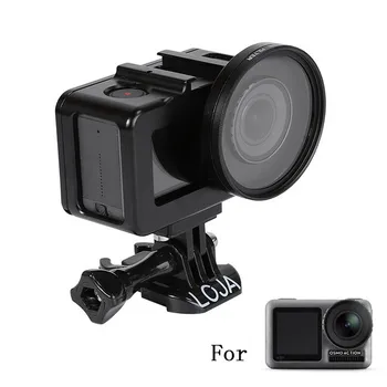Protective Cage Case for DJI Osmo Action Camera Aluminum Alloy Housing Shell Mount with 52mm UV Lens &1/4 Screw hole Accessories
Protective Cage Case for DJI Osmo Action Camera Aluminum Alloy Housing Shell Mount with 52mm UV Lens &1/4 Screw hole Accessories