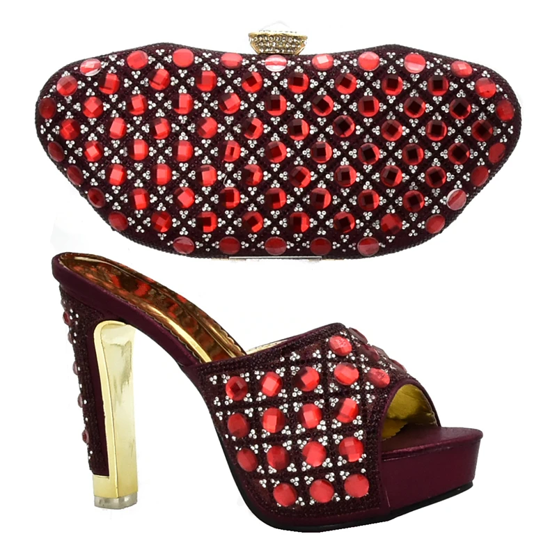 Latest Design Italian Shoes and Bags To Match Shoes with Bag Set Decorated with Rhinestone Matching Italian Shoe and Bag Set
Latest Design Italian Shoes and Bags To Match Shoes with Bag Set Decorated with Rhinestone Matching Italian Shoe and Bag Set