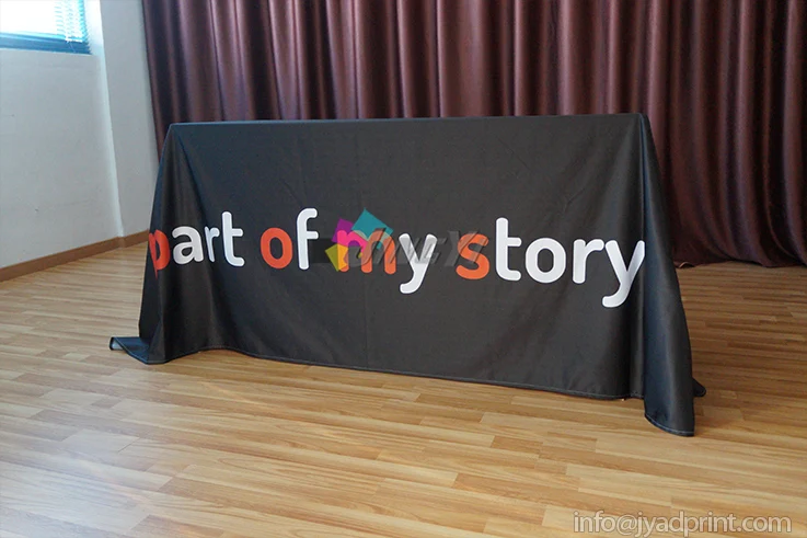 6' Trade Show Fitted Table Cover, Snugly Fits 6ft Table Printed Full Color Dye Sublimation, Custom Print Fitted Table Throws
6' Trade Show Fitted Table Cover, Snugly Fits 6ft Table Printed Full Color Dye Sublimation, Custom Print Fitted Table Throws