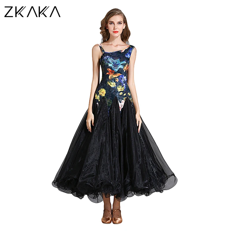 ZKAKA Slanted Shoulder Velvet Design with Modern Big Swing Latin Performance Skirt
ZKAKA Slanted Shoulder Velvet Design with Modern Big Swing Latin Performance Skirt