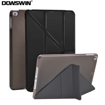 DOWSWIN For iPad Mini 5 Case 2019 Smart Cover For iPad Mini 5 Case Multi-fold Hard Back Cover For iPad Mini Case