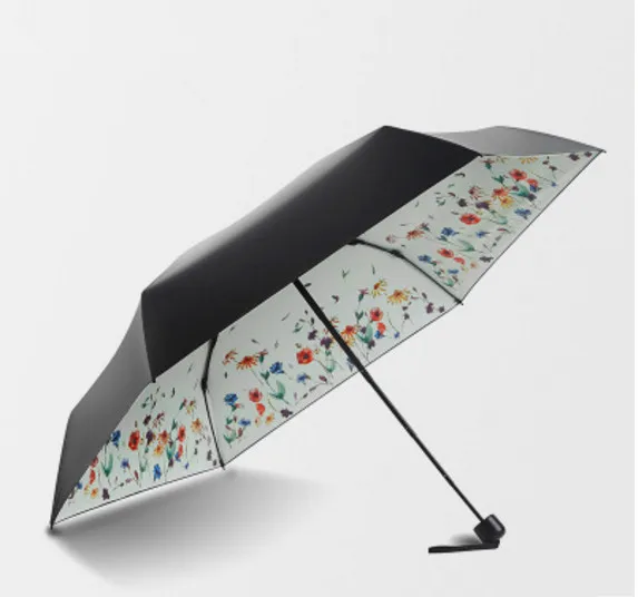 Anti-thunder fiberglass windproof 5 times black coating anti-UV parasol pocket mini capsure digital 3D flowers print umbrella
Anti-thunder fiberglass windproof 5 times black coating anti-UV parasol pocket mini capsure digital 3D flowers print umbrella