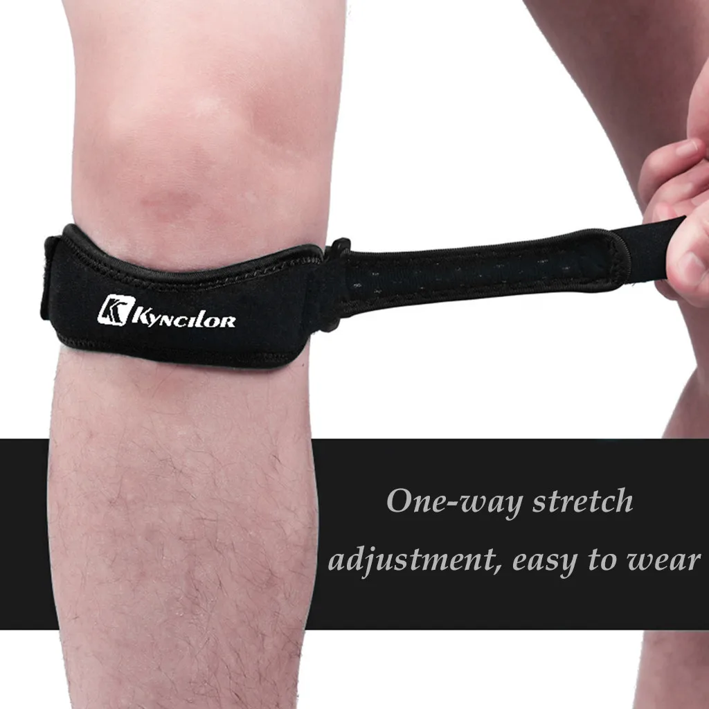 Adjustable Patella Knee Tendon Strap Protector Guard Support Pad Belted Sports Knee Brace Black Keenpads Outdoor Dropship Z0617
Adjustable Patella Knee Tendon Strap Protector Guard Support Pad Belted Sports Knee Brace Black Keenpads Outdoor Dropship Z0617