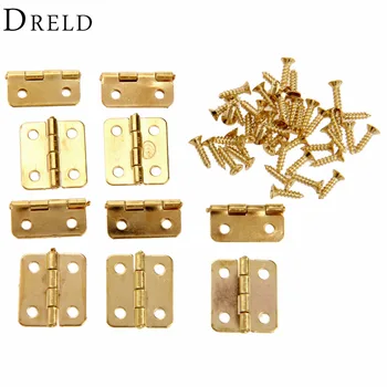 10Pcs Kitchen Cabinet Door Hinges Furniture Accessories 4 Holes Gold Drawer Hinges for Jewelry Boxes Furniture Fittings 18x16mm
10Pcs Kitchen Cabinet Door Hinges Furniture Accessories 4 Holes Gold Drawer Hinges for Jewelry Boxes Furniture Fittings 18x16mm