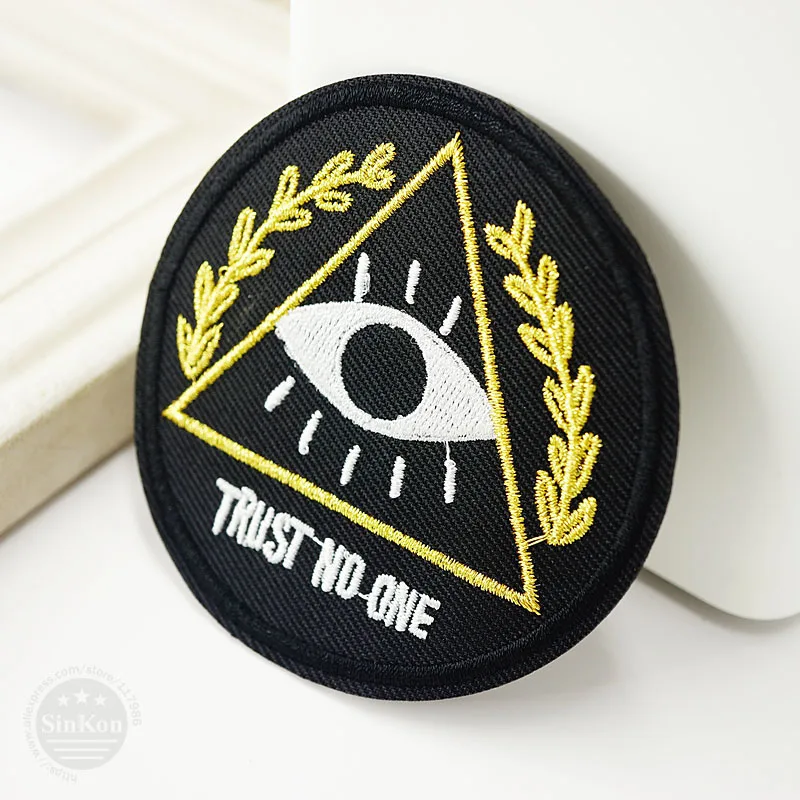 TRUST NO ONE (Size:7.5X7.5cm) Badges Cloth Jeans Cowboy Patch Clothes Down Jackets Decoration Applique
TRUST NO ONE (Size:7.5X7.5cm) Badges Cloth Jeans Cowboy Patch Clothes Down Jackets Decoration Applique