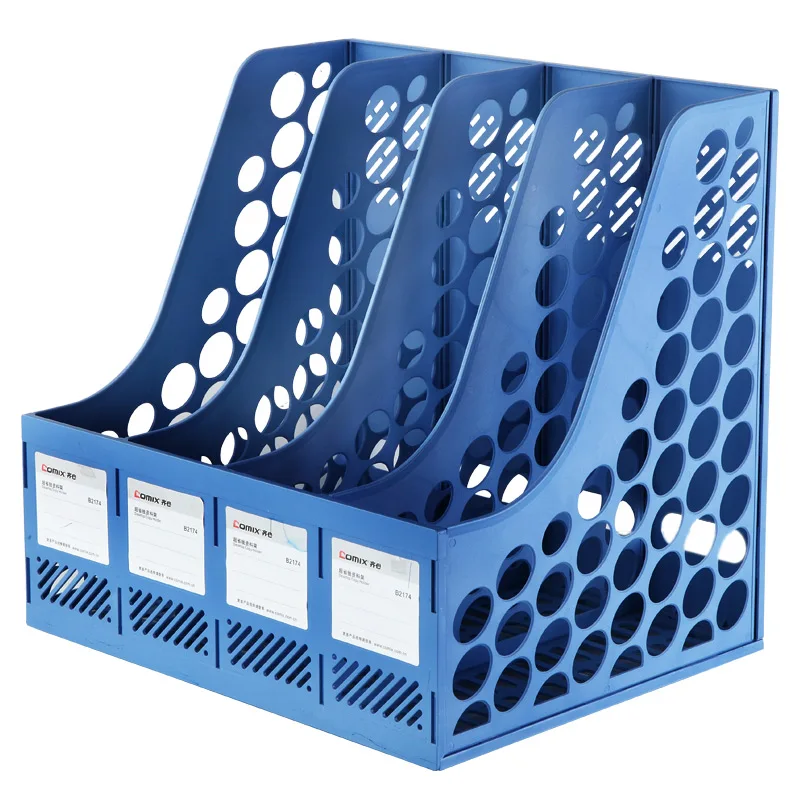 Desktop Storage triple document holder Information planes Plastic file box File column Office Supplies
Desktop Storage triple document holder Information planes Plastic file box File column Office Supplies