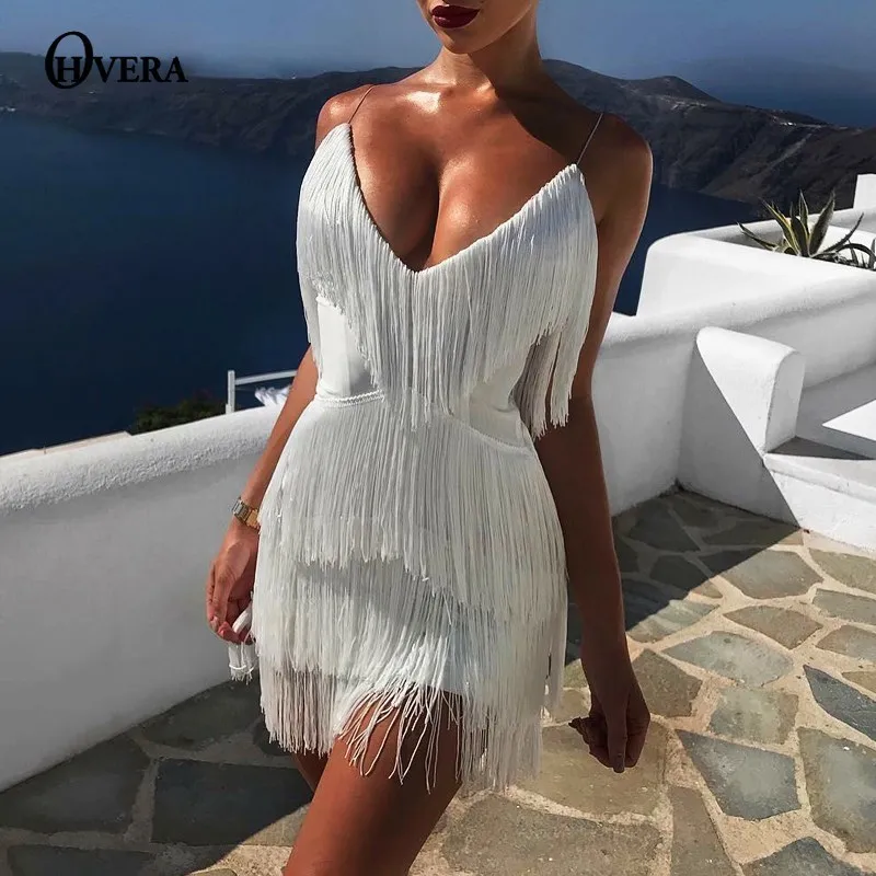 Ohvera 2018 Summer Bodycon Party Dress Women V Neck Spaghetti Strap Mini Tassel Dress Elegent Backless Sexy Dresses Vestidos
Ohvera 2018 Summer Bodycon Party Dress Women V Neck Spaghetti Strap Mini Tassel Dress Elegent Backless Sexy Dresses Vestidos