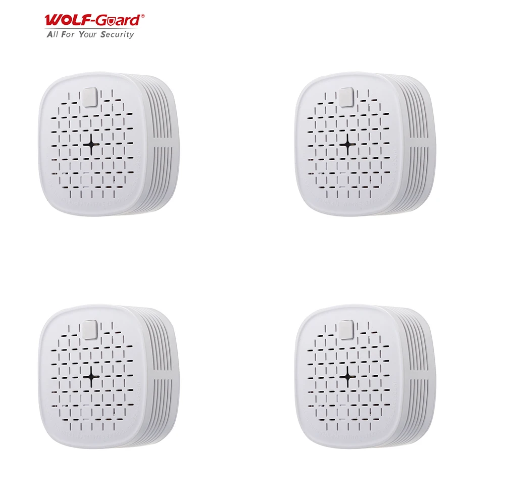 4pcs/lot Wolf-Guard 433MHZ Wireless Smoke Detector Photoelectric Sensor Fire Alarm for Fire Security System Alarm YG-08
4pcs/lot Wolf-Guard 433MHZ Wireless Smoke Detector Photoelectric Sensor Fire Alarm for Fire Security System Alarm YG-08