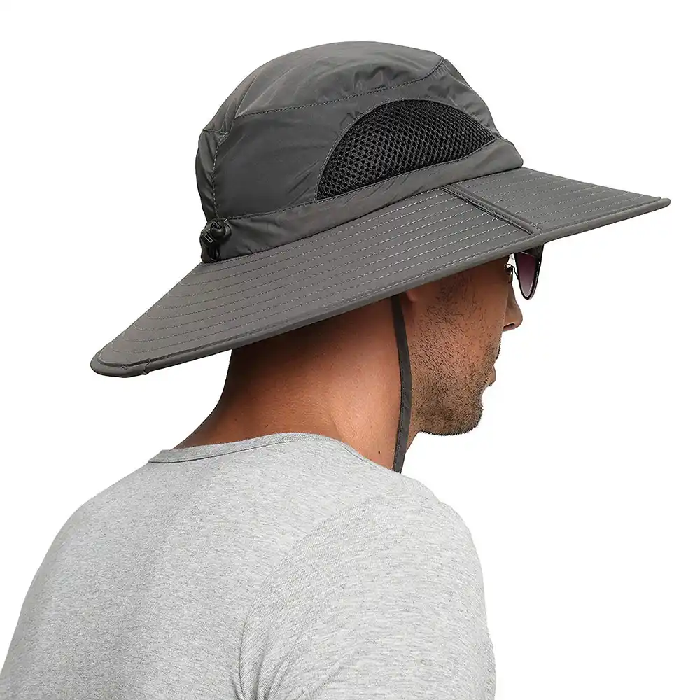 golf hat with magnetic brim