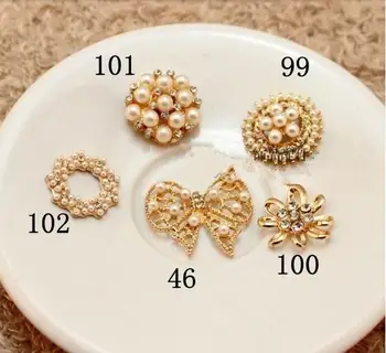 Free Shipping!50pcs/lot 5 styles Alloy jewelry accessories metal rhinestone button with pearl for Hair Flower Wedding Invitation
Free Shipping!50pcs/lot 5 styles Alloy jewelry accessories metal rhinestone button with pearl for Hair Flower Wedding Invitation