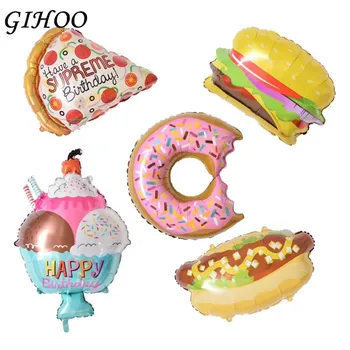 50pcs Mini Ice Cream/Doughnut/Pizza Food Shape Foil Balloons Happy Birthday Decoration Supplie Inflatable Air Balloons Kids Toys
50pcs Mini Ice Cream/Doughnut/Pizza Food Shape Foil Balloons Happy Birthday Decoration Supplie Inflatable Air Balloons Kids Toys