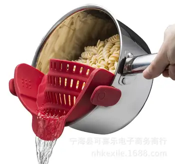 1pc Silicone Colanders Kitchen Clip On Pot Strainer Drainer For Draining Excess Liquid Univers Draining Pasta Vegetable Cookware
1pc Silicone Colanders Kitchen Clip On Pot Strainer Drainer For Draining Excess Liquid Univers Draining Pasta Vegetable Cookware