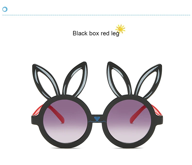 Cute rabbit shape Flexible Kids Sunglasses Polarized Child Baby Safety Sun Glasses UV400 Eyewear Shades Infant1 (4)