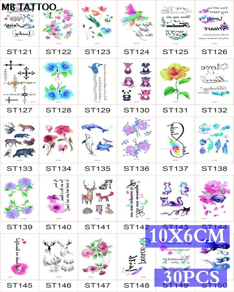 MB 30pcs Flower Temporary Tattoos for Women Hand Tattoo Sticker Fashion Body Art Waterproof Arm Fake Tatoo Paper
MB 30pcs Flower Temporary Tattoos for Women Hand Tattoo Sticker Fashion Body Art Waterproof Arm Fake Tatoo Paper
