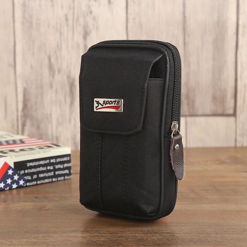 Waist Bag Belt Clip phone cover for asus zenfone max pro m2 m1 oppo reno find x f11 pro pocophone f1 moto g6 Cloth Pouch Case (6)