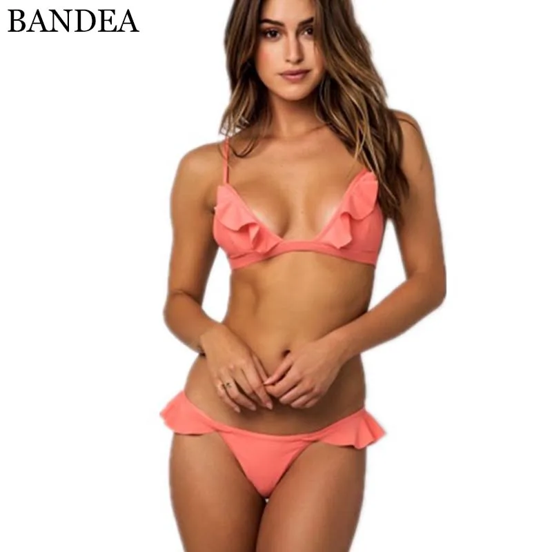 BANDEA 2019 Sexy Bikinis Women Swimsuit Low Waisted Bathing Suits Swim Push Up Bikini Set padded bra falbala Swimwear
BANDEA 2019 Sexy Bikinis Women Swimsuit Low Waisted Bathing Suits Swim Push Up Bikini Set padded bra falbala Swimwear