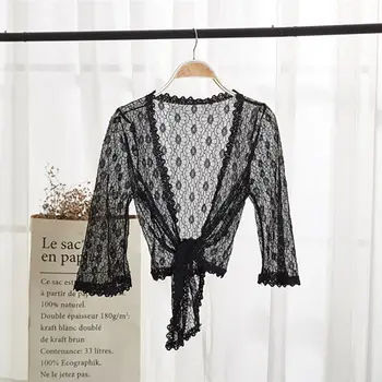 Summer Thin Long Sleeve Jacket Shrug Bolero Women Short Sleeve Shrug Bolero Casaco Feminino Slim Open Stitch Ladies Coat Outer
Summer Thin Long Sleeve Jacket Shrug Bolero Women Short Sleeve Shrug Bolero Casaco Feminino Slim Open Stitch Ladies Coat Outer