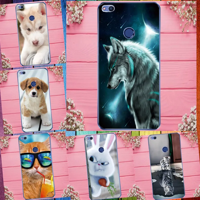 MPCQC ТПУ мягкий клей животных pet чехол для телефона huawei y5 y7 премьер y6 2018 p8 p20 Lite p smart