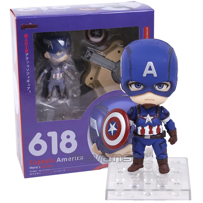 Nendoroid Captain America Hero's Edition Avengers # 618 PVC Action Figure Collectible Model Toy
Nendoroid Captain America Hero's Edition Avengers # 618 PVC Action Figure Collectible Model Toy