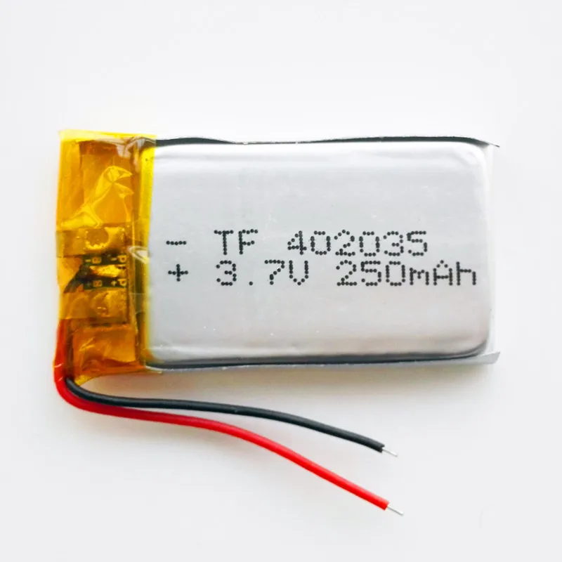 Free shipping by DHL/Fedex 100pcs 3.7V 250mAh lithium Polymer li po Rechargeable Battery 402035 battery For MP3 GPS mobile phone
Free shipping by DHL/Fedex 100pcs 3.7V 250mAh lithium Polymer li po Rechargeable Battery 402035 battery For MP3 GPS mobile phone