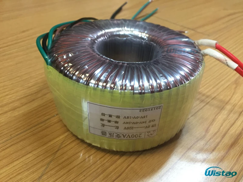 IWISTAO 200W HIFI Amplifier Dedicated Toroidal Transformer Wire Dual 18V and Dual 24V Audio for your DIY Audio 105mm X 60mm
IWISTAO 200W HIFI Amplifier Dedicated Toroidal Transformer Wire Dual 18V and Dual 24V Audio for your DIY Audio 105mm X 60mm
