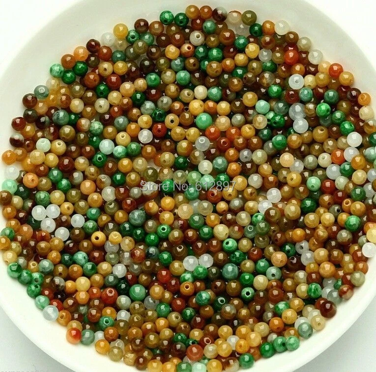 Glassy богатый редкий 100% натуральный класс А Jadeite новые красочные свободные бусы